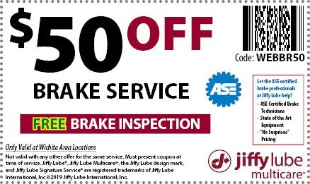 Wichita Jiffy Lube Brake Replacement Services